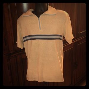Vintage velour short sleeve pullover